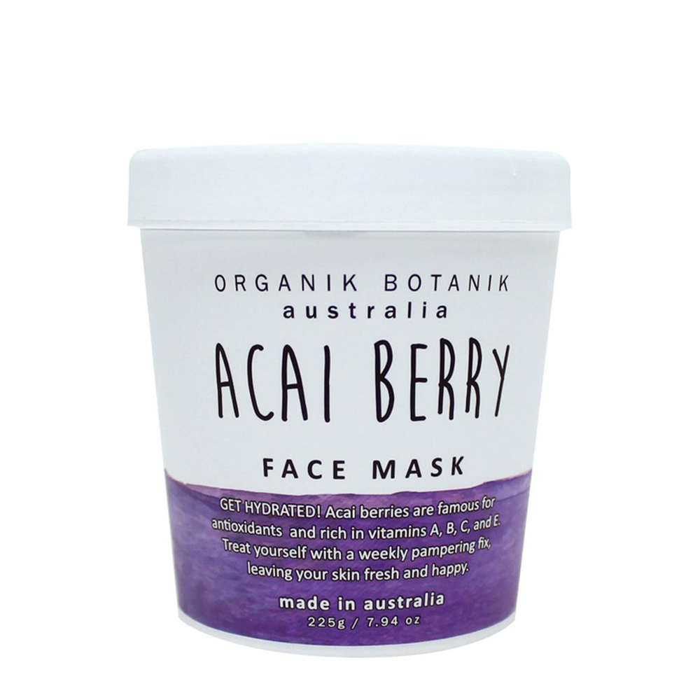 ORGANIK BOTANIK ACAI BERRY FACE MASK TUB 225G
