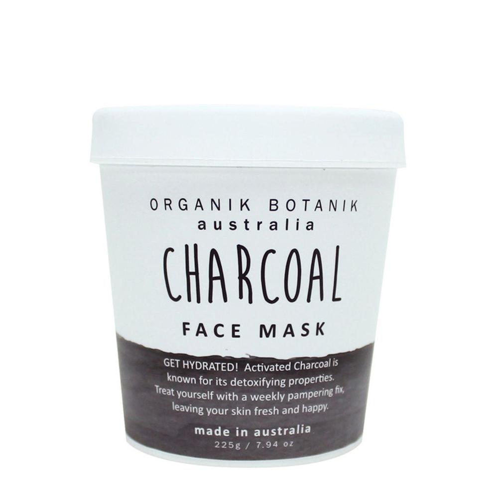 ORGANIK BOTANIK CHARCOAL FACE MASK TUB 225G