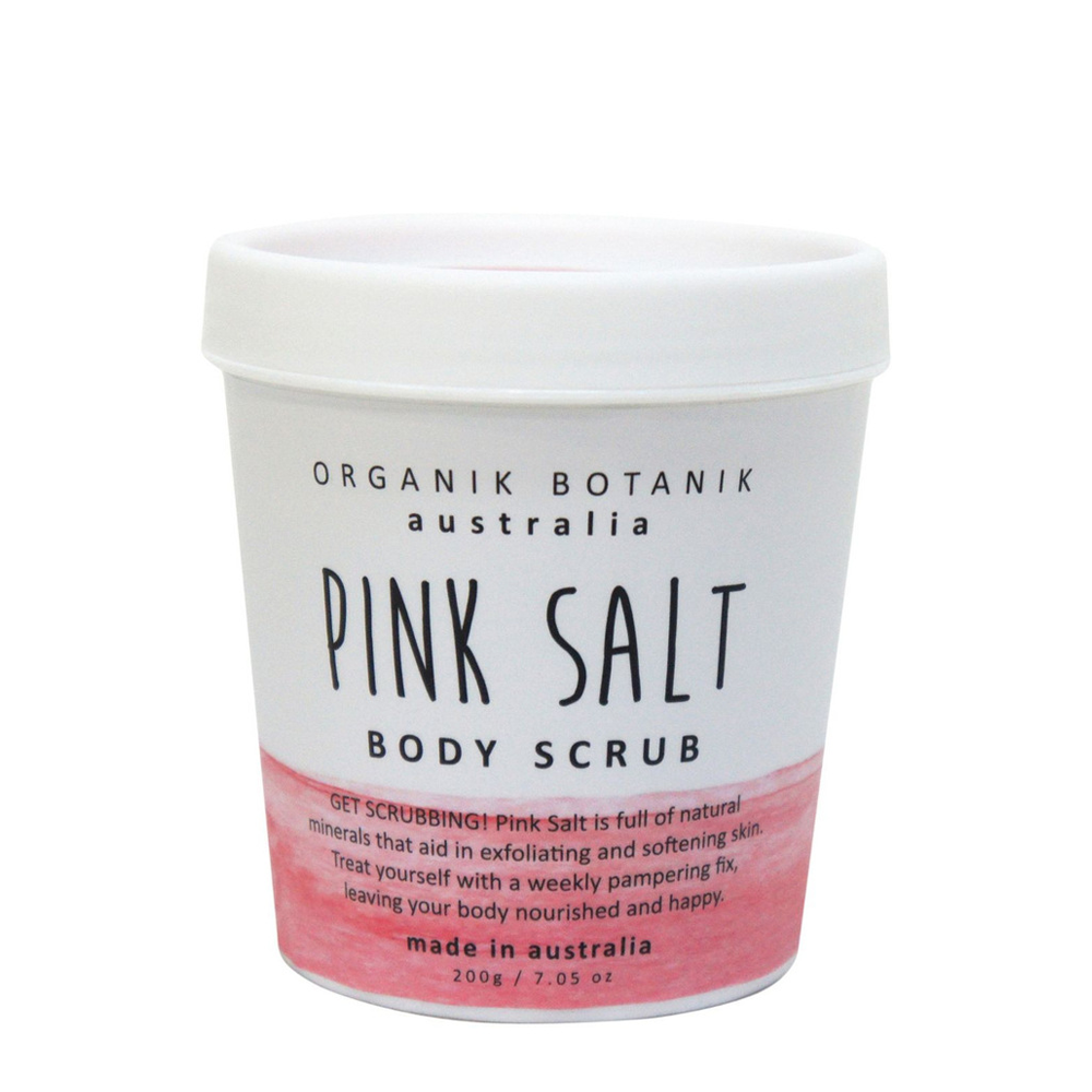 ORGANIK BOTANIK PINK SALT SCRUB TUB 200G