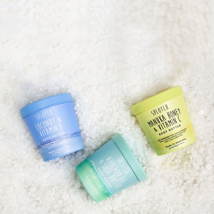 SPLOTCH BODY MANUKA HONEY & VITAMIN C BODY BUTTER TUB