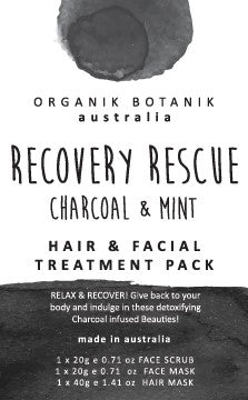 Splotch Charcoal & Mint Face Recovery Rescue Pamper Pack