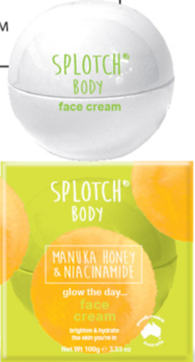 Splotch Body Glow Sweetie Face Cream