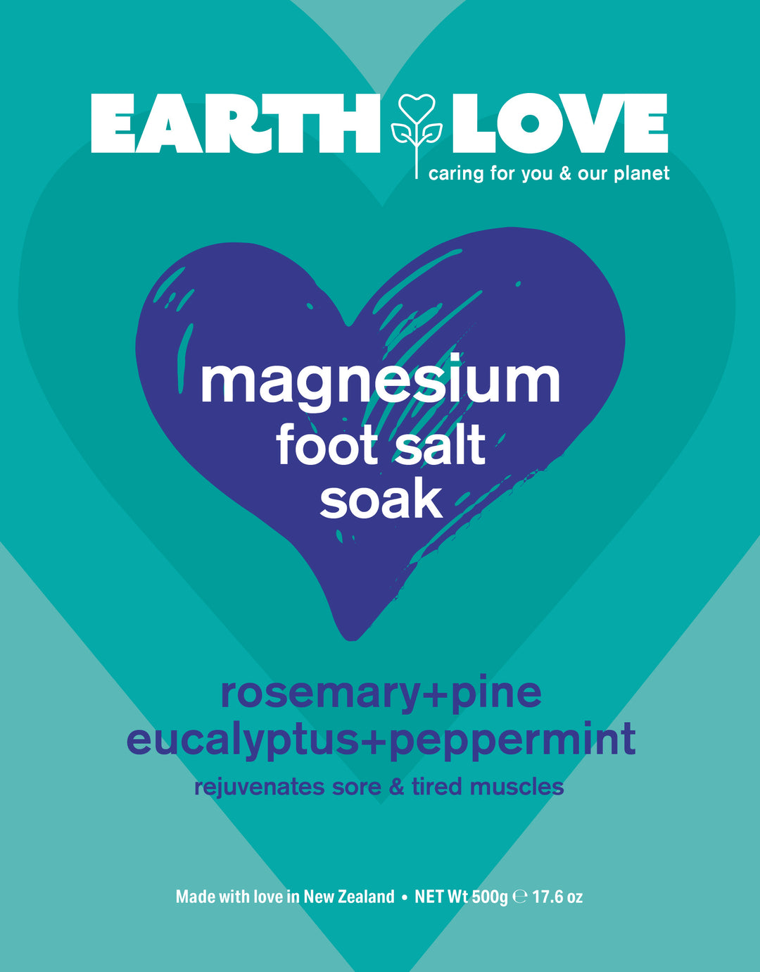 Earth Love Magnesium Foot Salt Soak