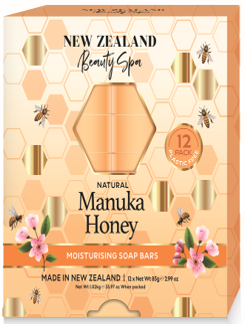 New Zealand Beauty Spa 12 Moisturing Soap Bars Manuka Honey