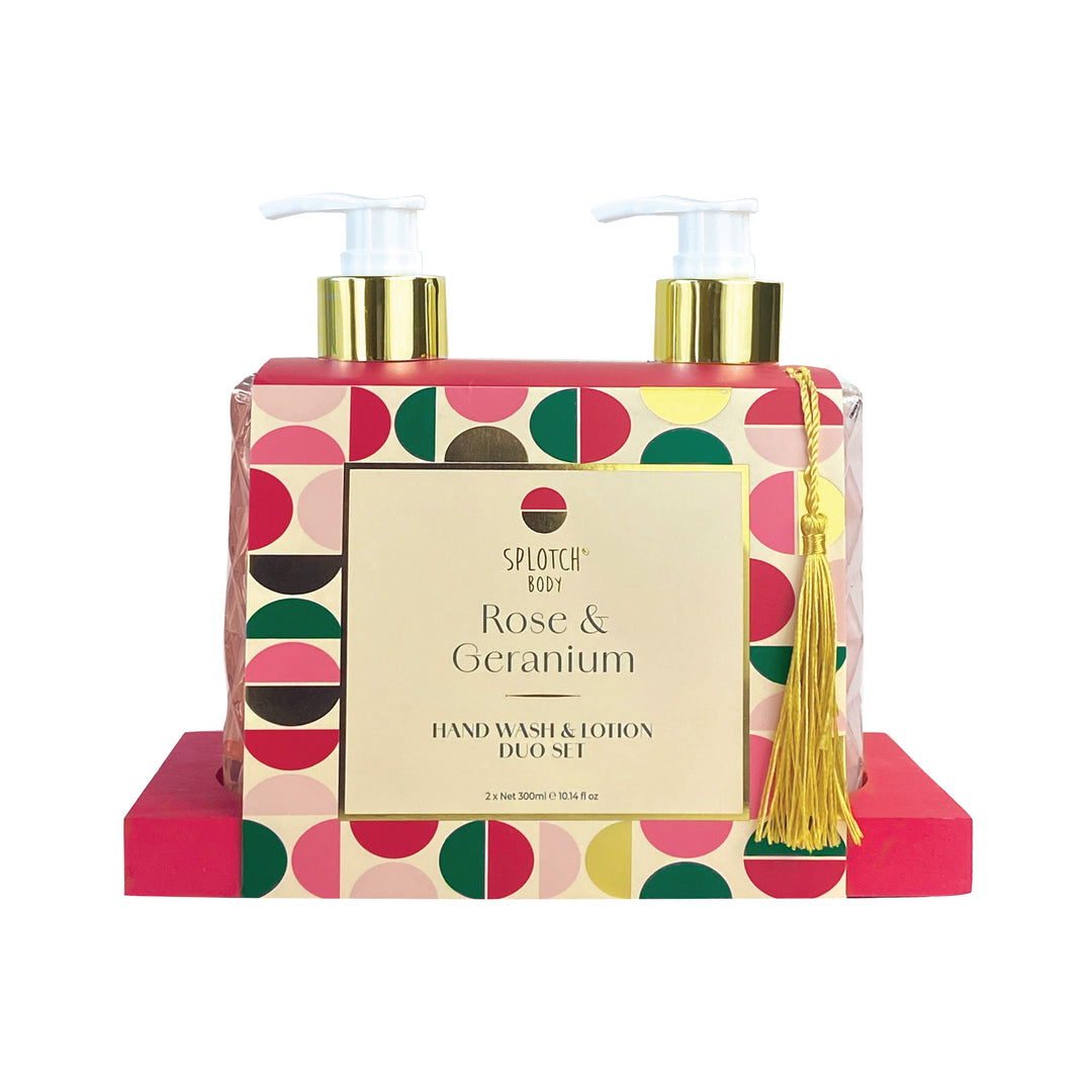 Rose & Geranium Hand Wash & Lotion Duo