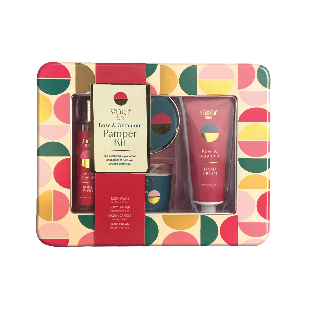 Rose & Geranium Pamper Tin