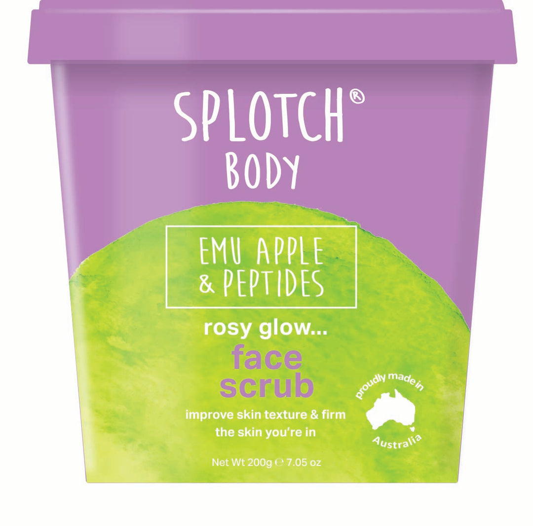 Splotch Body Rosy Glow Face Scrub