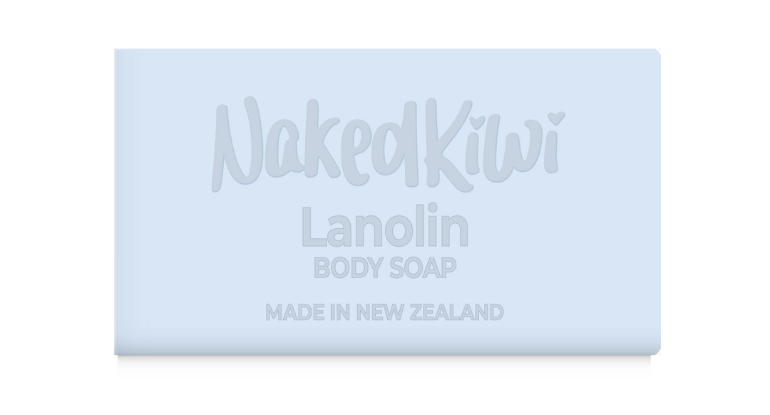 Naked Kiwi Lanolin Body Soap Bar