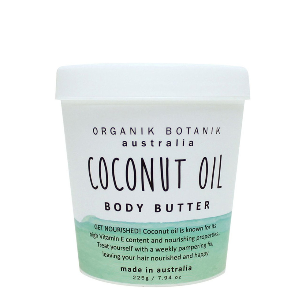ORGANIK BOTANIK COCONUT OIL BODY BUTTER TUB 225G