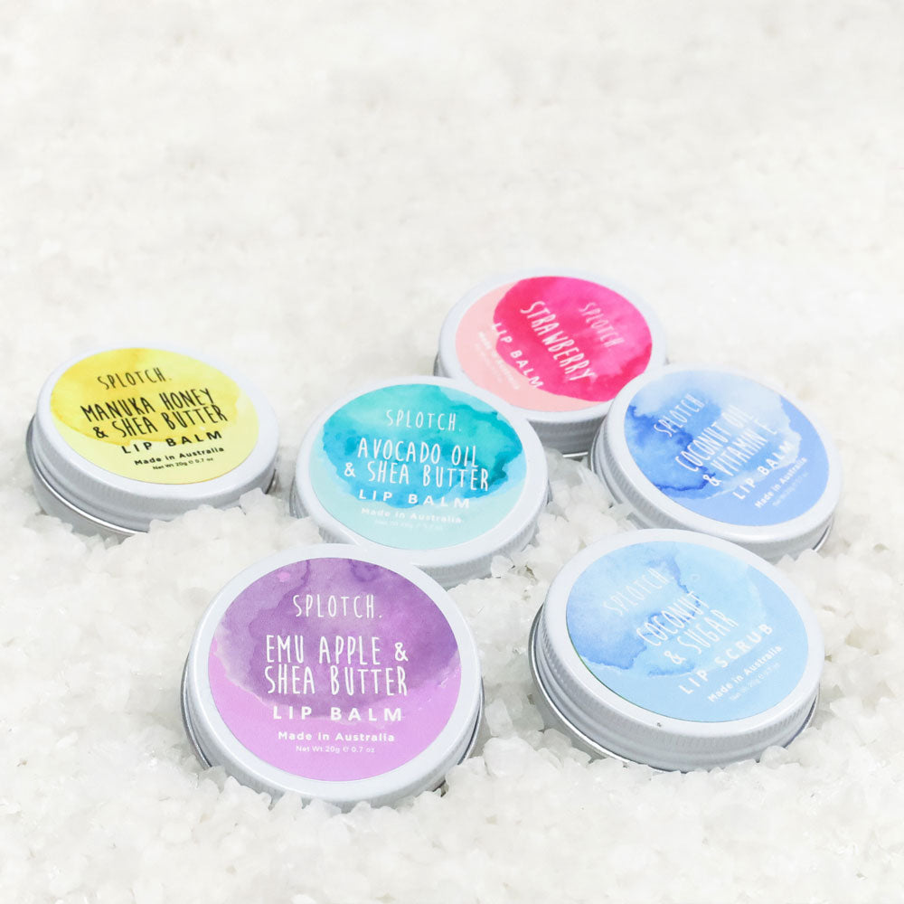 SPLOTCH BODY EMU APPLE & SHEA BUTTER LIP BALM