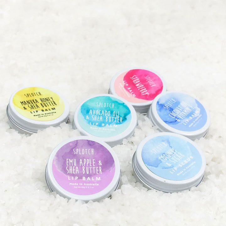 SPLOTCH BODY EMU APPLE & SHEA BUTTER LIP BALM