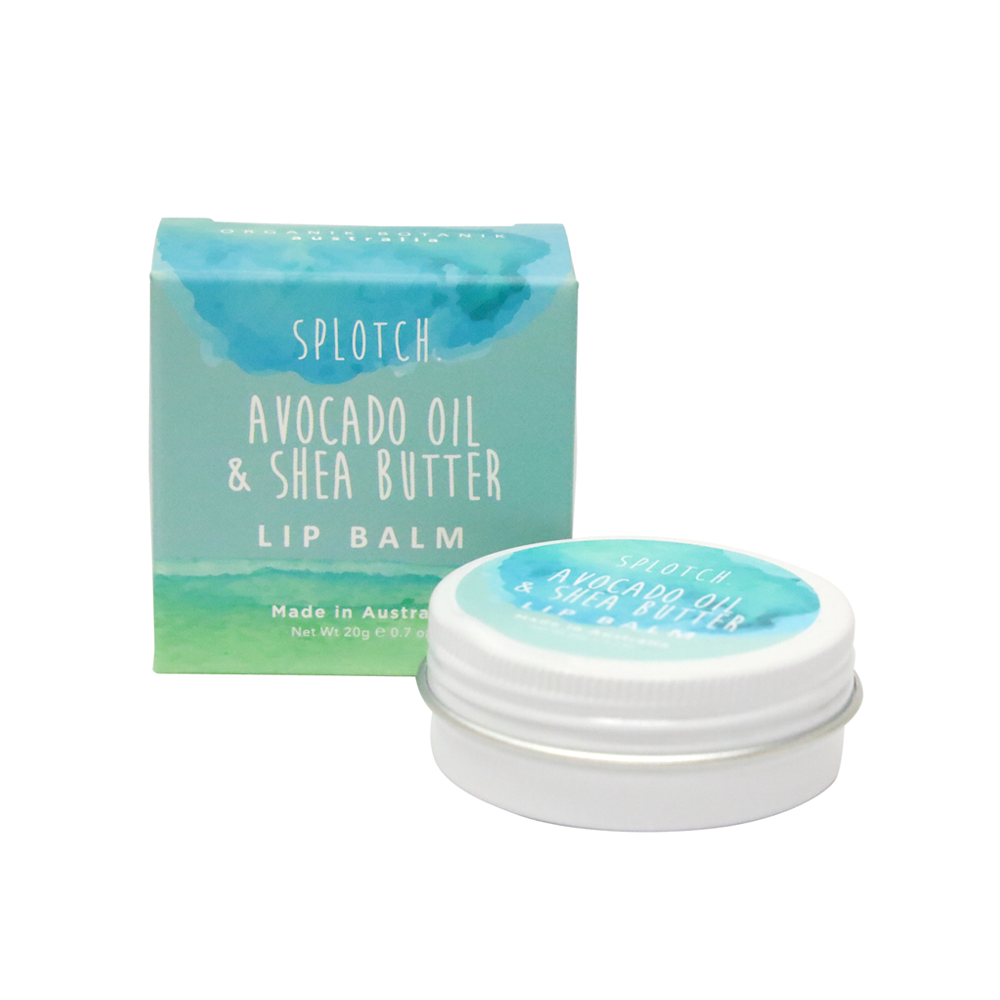 SPLOTCH AVOCADO OIL & SHEA BUTTER LIP BALM 20G