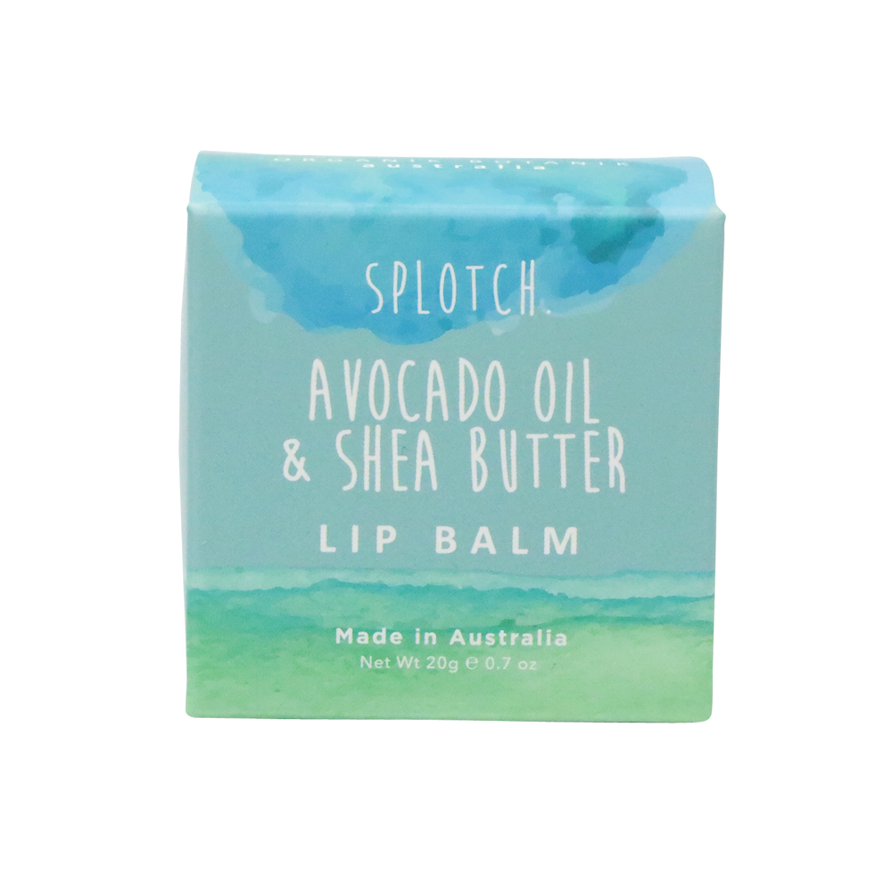 SPLOTCH AVOCADO OIL & SHEA BUTTER LIP BALM 20G