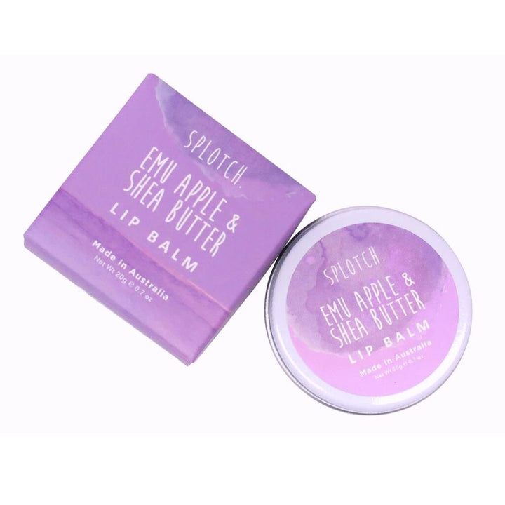 SPLOTCH BODY EMU APPLE & SHEA BUTTER LIP BALM