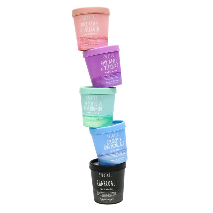 SPLOTCH BODY EMU APPLE & VITAMIN C FACE MASK TUB
