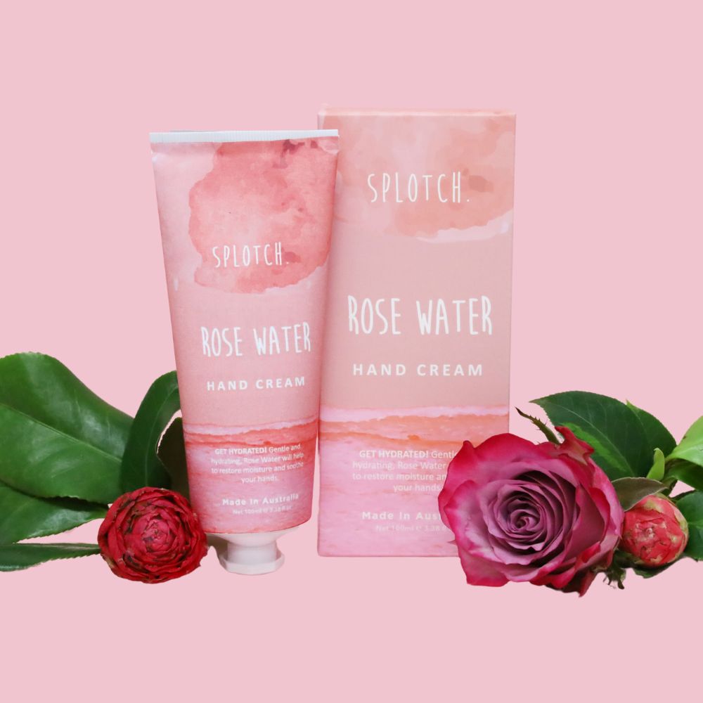 SPLOTCH BODY ROSE WATER HAND CREAM