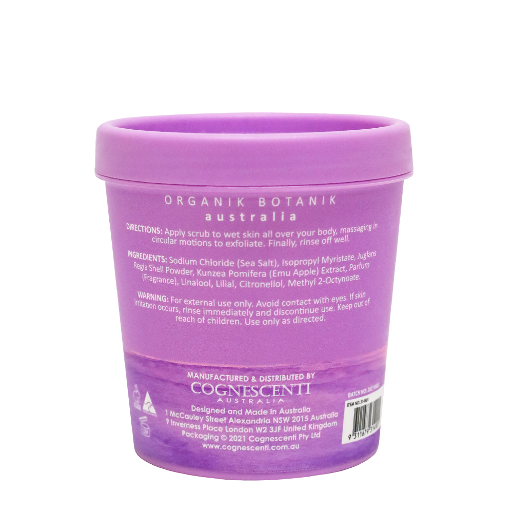 SPLOTCH BODY EMU APPLE & SALT BODY SCRUB TUB