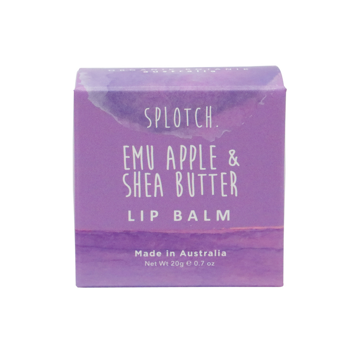 SPLOTCH BODY EMU APPLE & SHEA BUTTER LIP BALM
