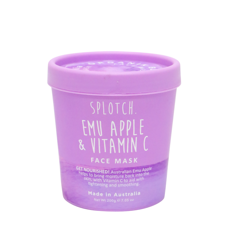 SPLOTCH BODY EMU APPLE & VITAMIN C FACE MASK TUB