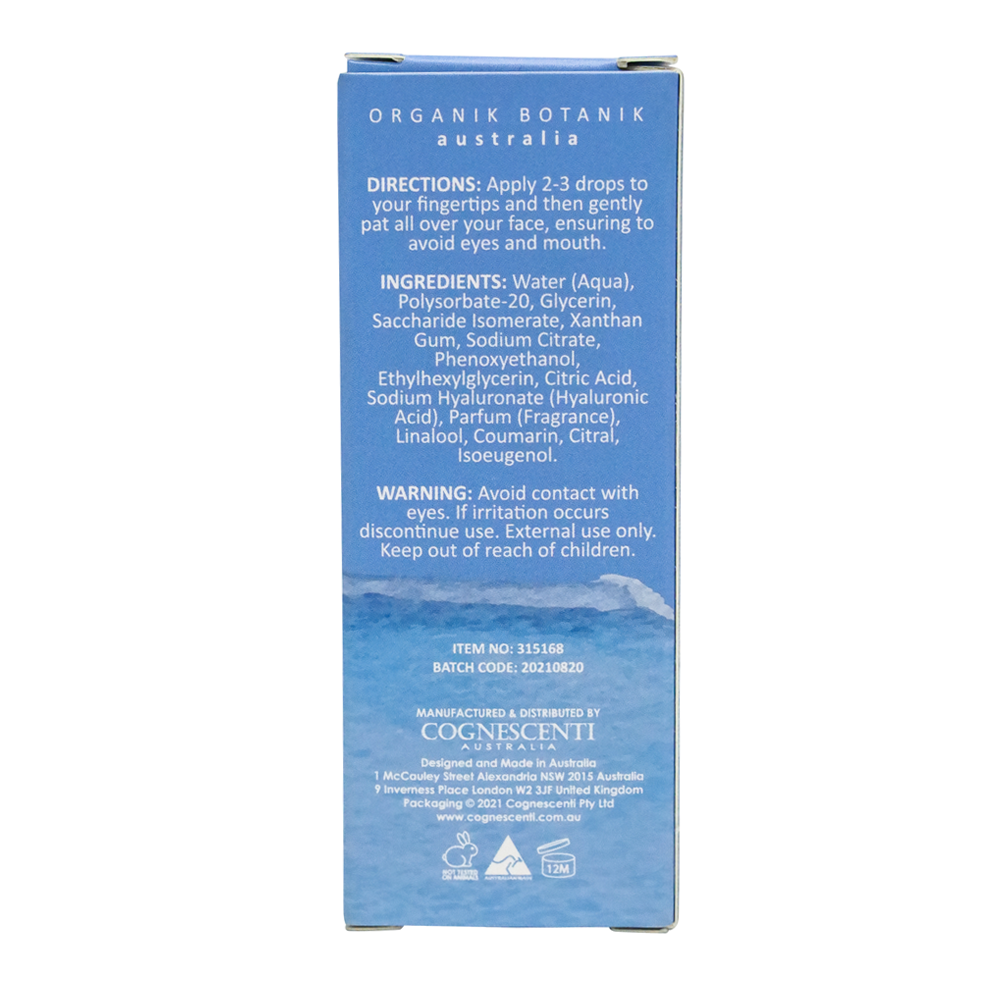 SPLOTCH BODY HYALURONIC ACID FACE SERUM