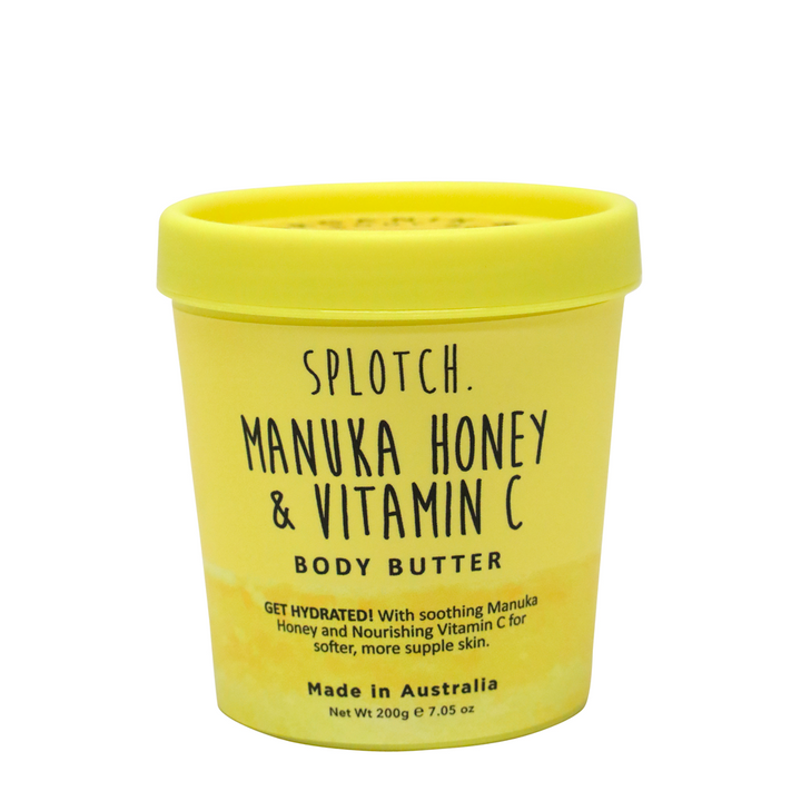 SPLOTCH BODY MANUKA HONEY & VITAMIN C BODY BUTTER TUB