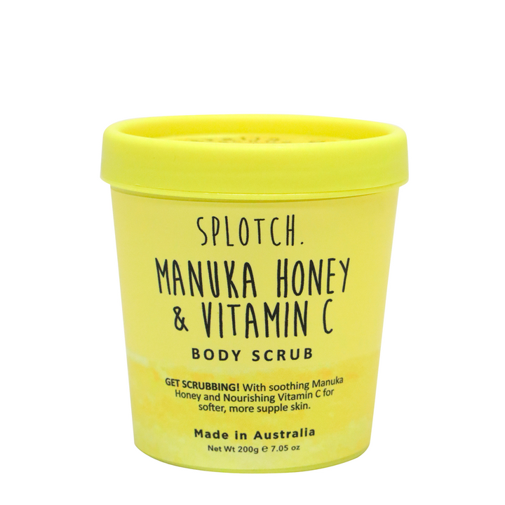 SPLOTCH BODY MANUKA HONEY & VITAMIN C BODY SALT SCRUB TUB