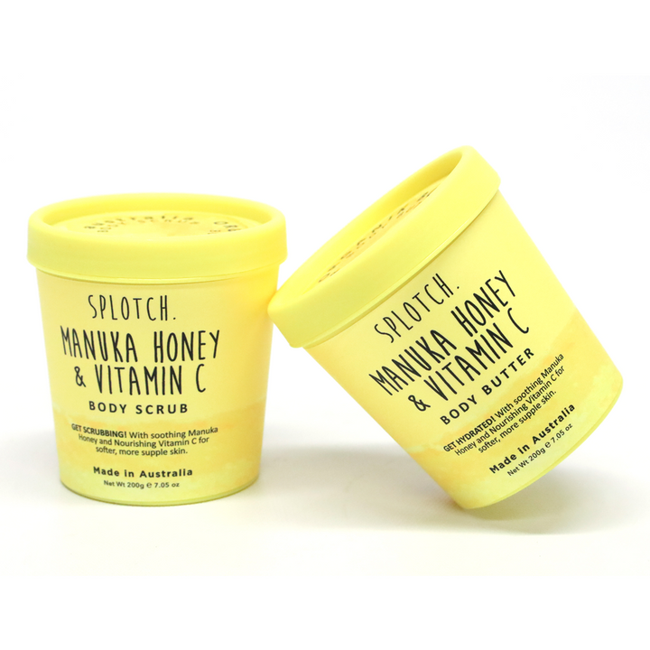 SPLOTCH BODY MANUKA HONEY & VITAMIN C BODY BUTTER TUB