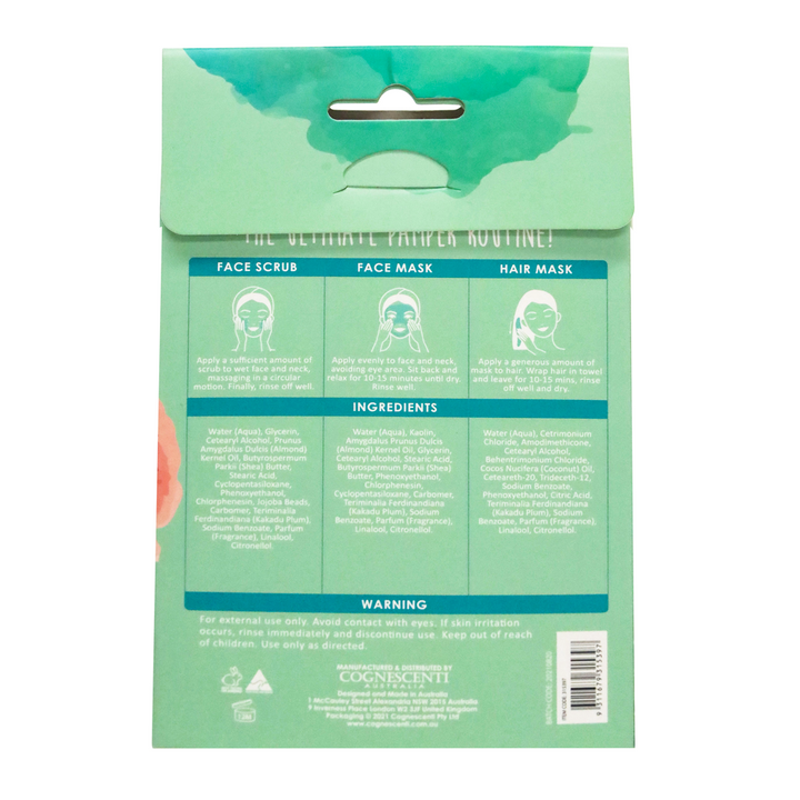 SPLOTCH BODY KAKADU PLUM & VITAMIN C ROAD TRIP FACE PAMPER PACK