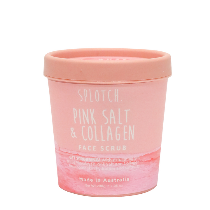SPLOTCH BODY PINK SALT & COLLAGEN FACE SCRUB TUB