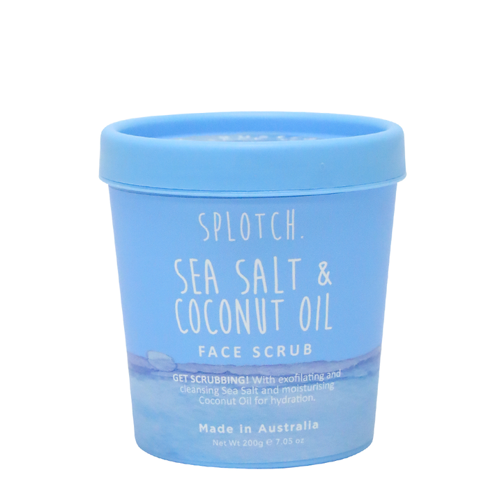 SPLOTCH BODY SEA SALT & COCONUT OIL FACE SCRUB TUB