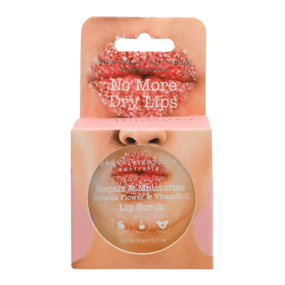 NO MORE DRY LIPS ROSELLA FLOWER & VITAMIN C LIP SCRUB 20G
